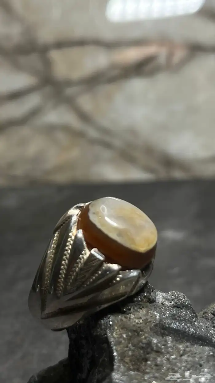 خاتم عقيق صياغة الشريف 3