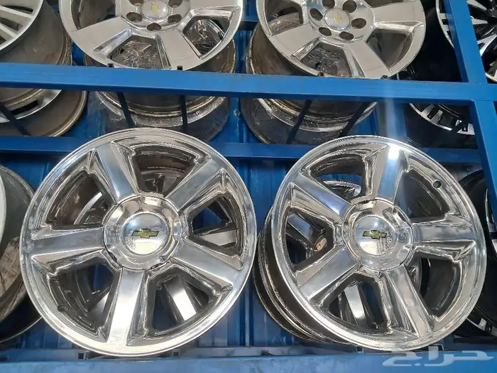 طقم جنوط تاهو LTZ مقاس 20. مغطس اصليه وكاله 0