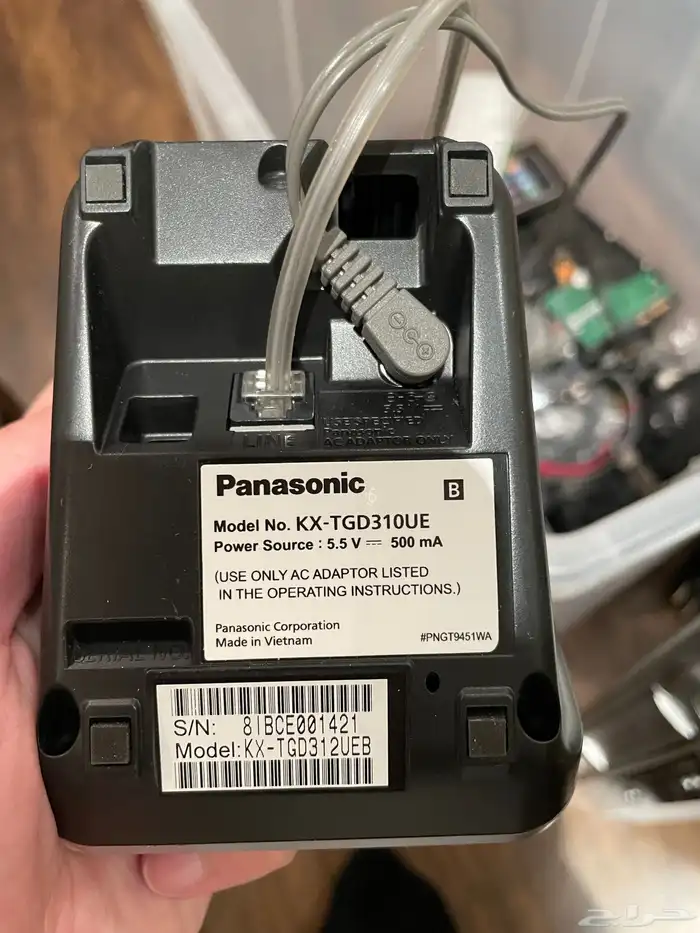 هاتف تيليفون لاسلكي Panasonic KX-TGD310UE 6