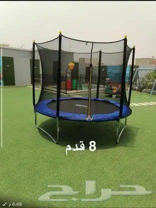 نطاطات ترامبولين مراجيح خارجية للأطفال دوامات وميزان 14