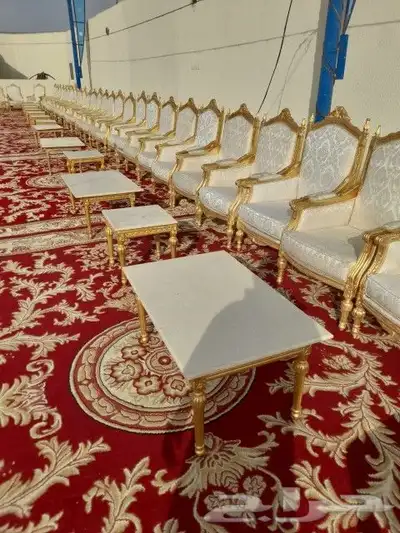 تاجير كراسي وطولات طعام قهوجين تاجير جلسات شعبيه 1