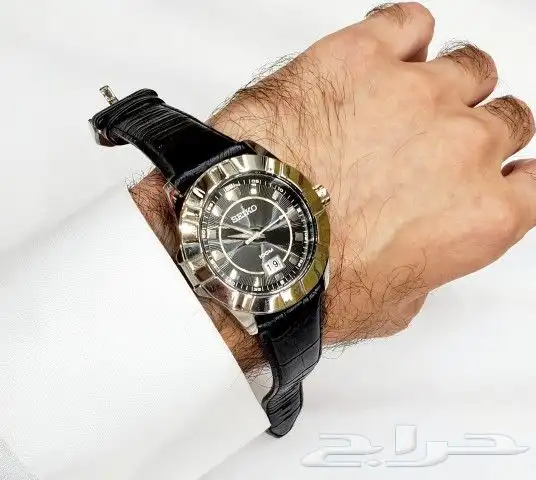 ساعة سيكو اليابانية الاصلية جلد بتاريخ للرجال للبيع بسعر500 8