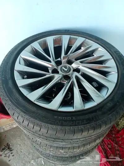 جنوط لكزس ES350 مقاس 18 اصلي وكالة اخو الجديد 0
