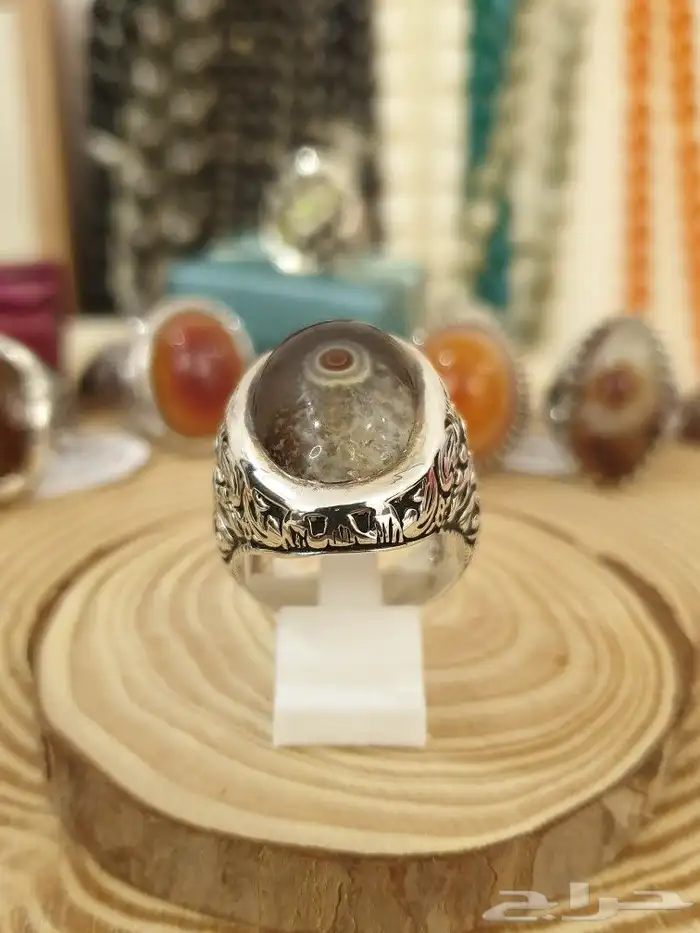 خاتم عقيق سليماني عين برمش توووب 12