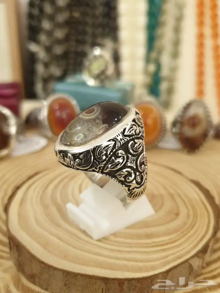 خاتم عقيق سليماني عين برمش توووب 3