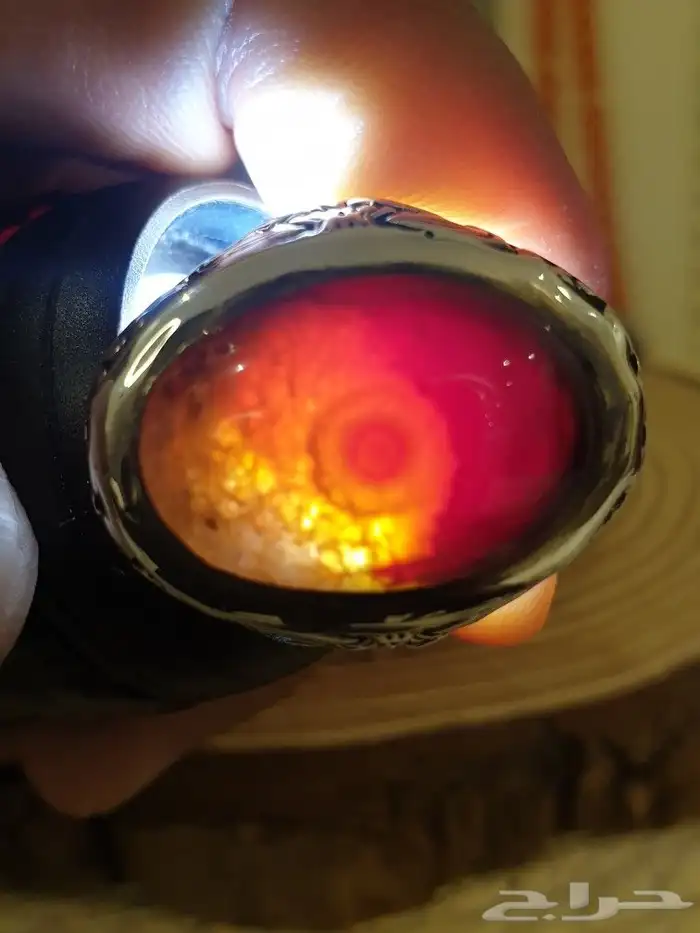 خاتم عقيق سليماني عين برمش توووب 14