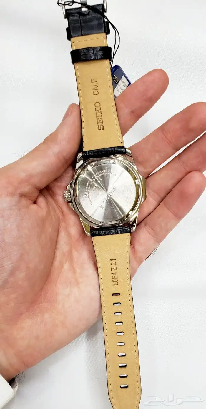 ساعة سيكو اليابانية الاصلية جلد بتاريخ للرجال للبيع بسعر500 6