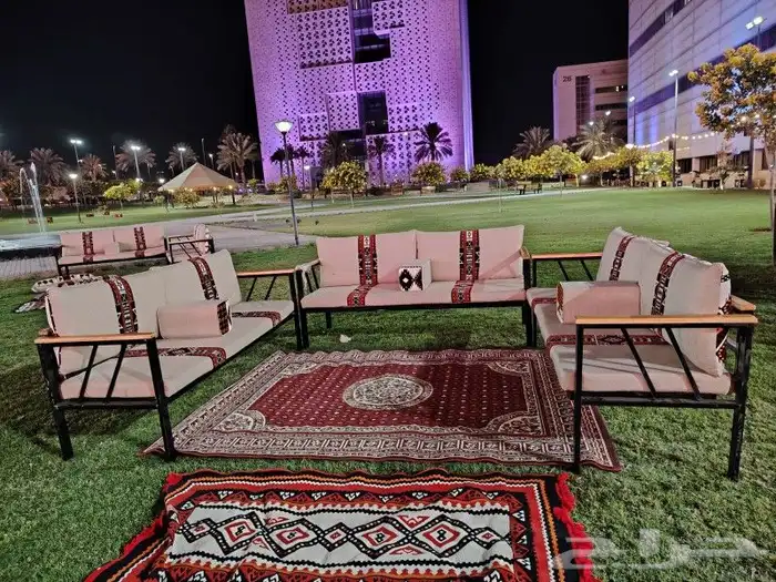 تاجير كراسي وطاولات وجلسات شعبيه 5