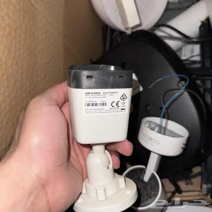 نظام كاميرات عدد 5 مع جهاز تسجيل هيك فيجن 2