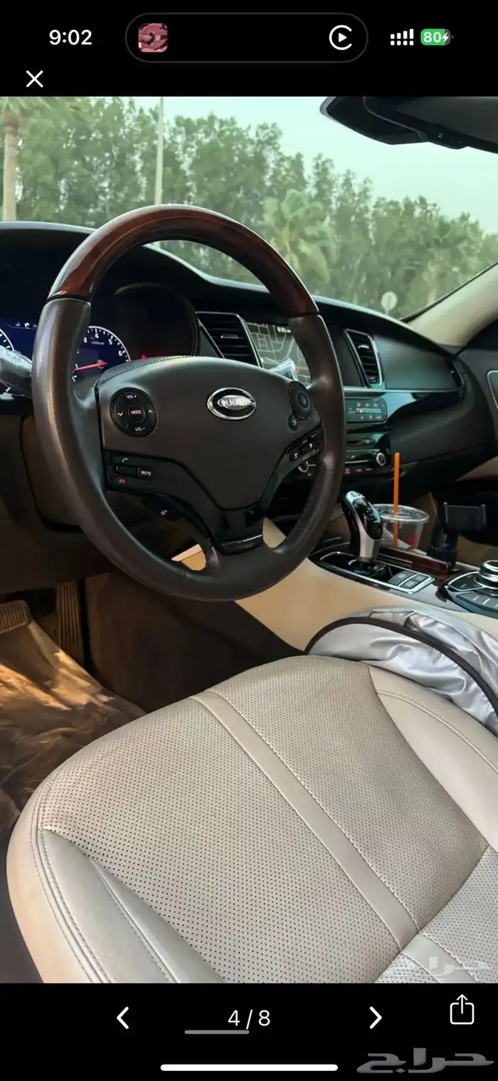 كيا كوريس V8 مخزن نظيف فل كامل k900 2016 2