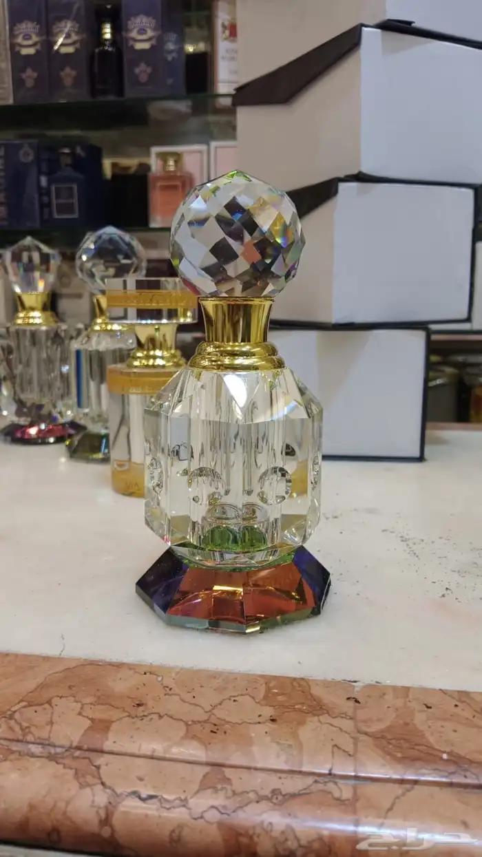 زجاجة عطر كريستال 5توله في 3ملي 25