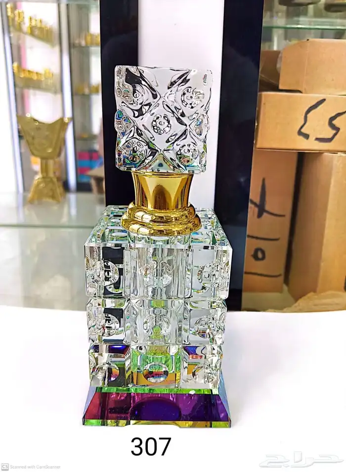 زجاجة عطر كريستال 5توله في 3ملي 21