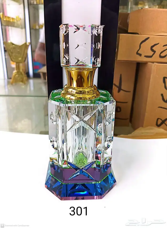 زجاجة عطر كريستال 5توله في 3ملي 20