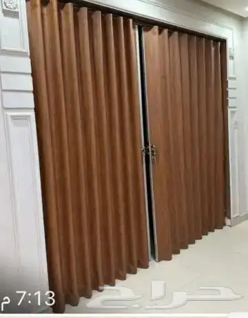 ابواب كرديون.سحاب بلاستيك فايبر أبواب جلد سحااب 20