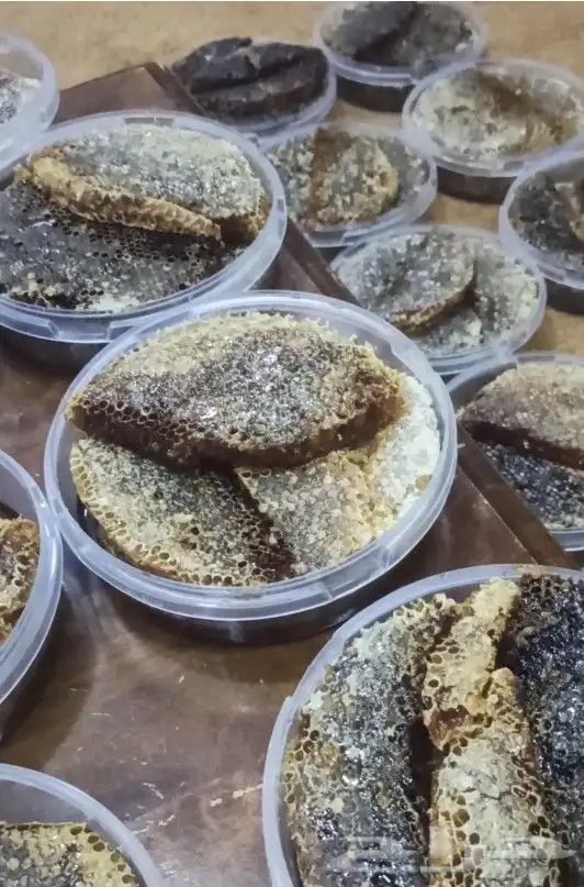 عسل سمره بالشمع 0