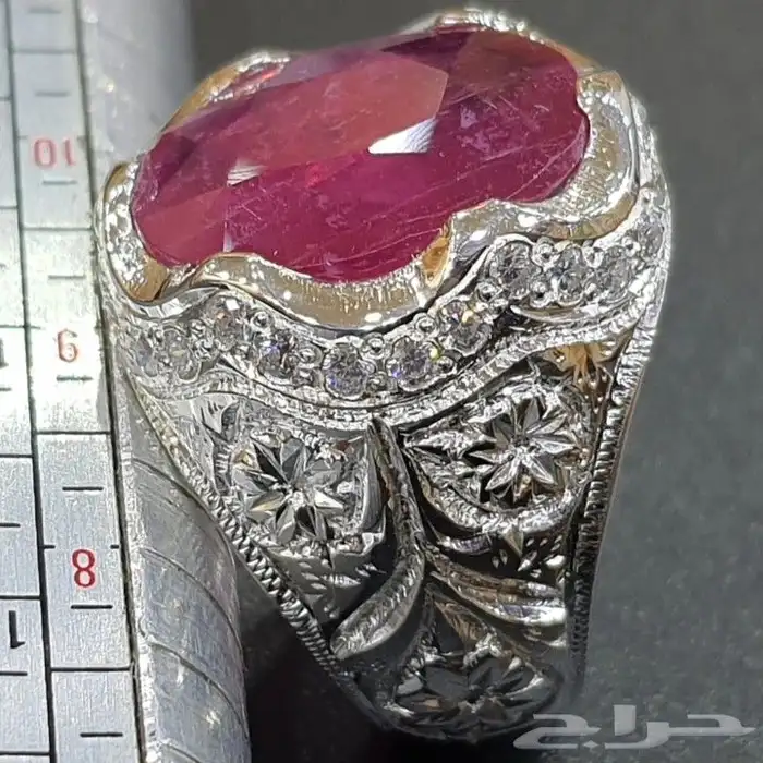 خاتم ياقوت افريقي كاتنق مميز 2