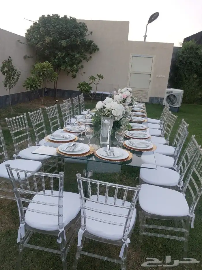 تجهيز حفلات ومناسبات خلفيات تاخرج طاولات استقبال طاولات طعام 1