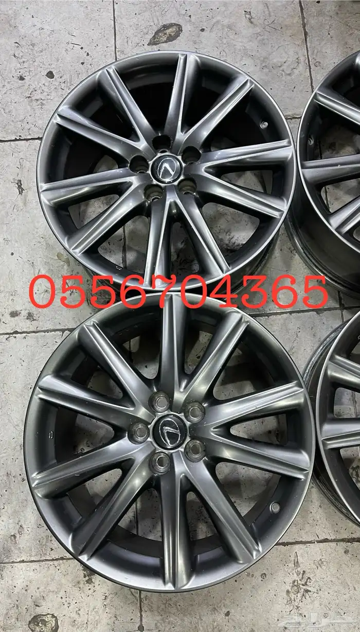 جنوط لكزس GS 350 مقاس 19 اصلي وكالة موديل 2015 3