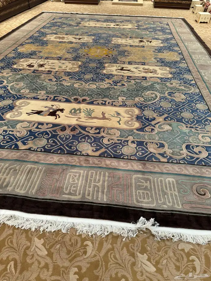 للبيع سجاده صيني نخب اول حرير مع صوف 1