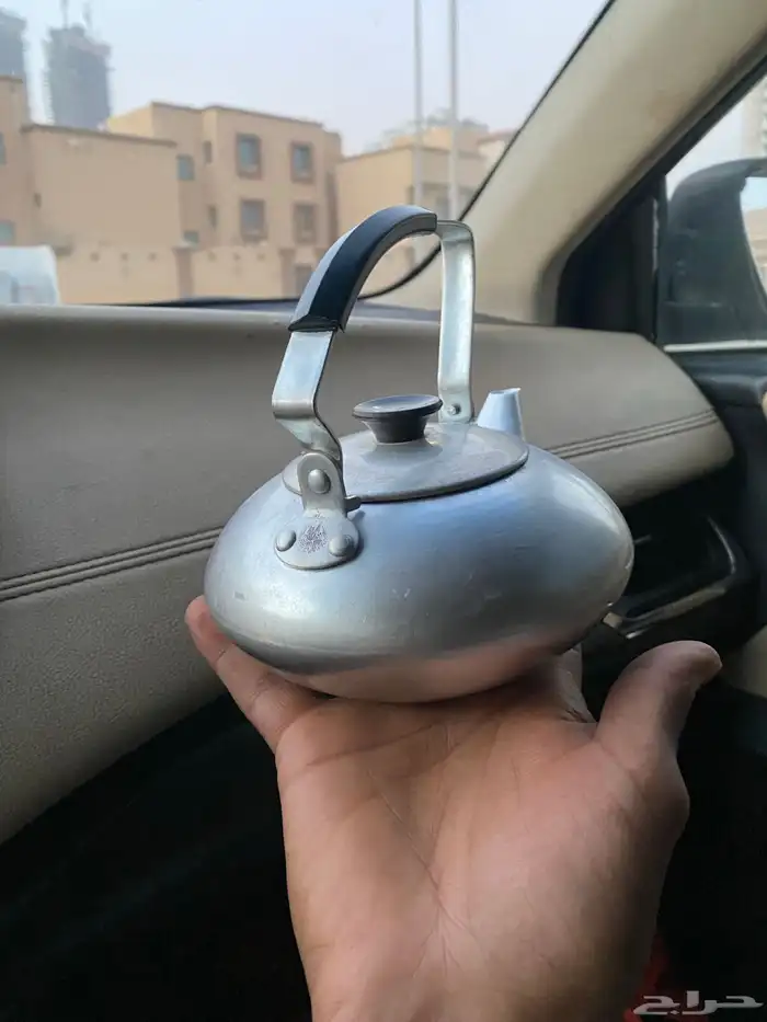 إبريق شاهي عدن ياباني نادر مفلطح 3