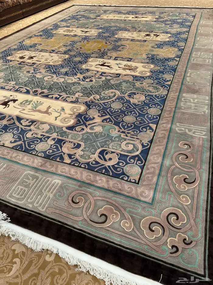 للبيع سجاده صيني نخب اول حرير مع صوف 2