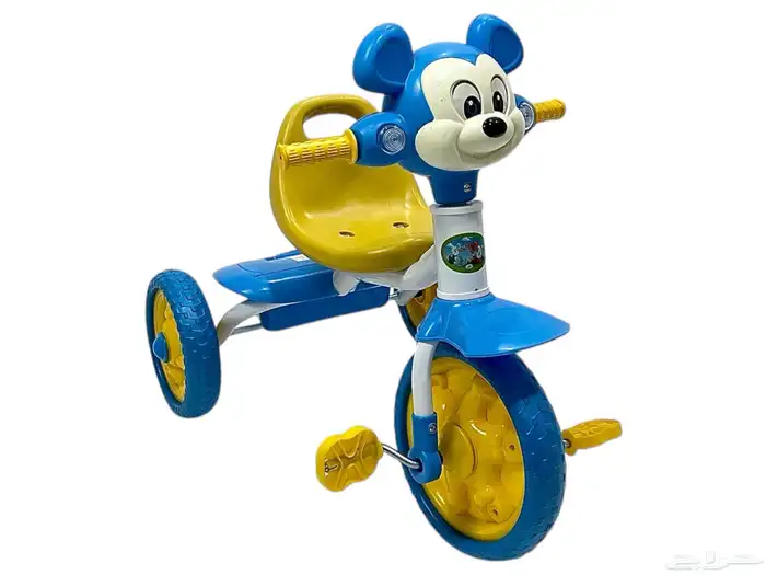 دراجة ثلاثية العجل للاطفال - سيكل 3 كفرات بتصميم ميكي ماوس 15