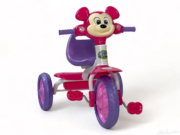 دراجة ثلاثية العجل للاطفال - سيكل 3 كفرات بتصميم ميكي ماوس 5