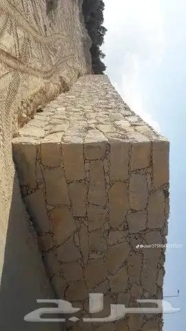 مقاول حجر تلبيس ورصف اراضي وبنا مرافي وحجر كبير جدارات 3