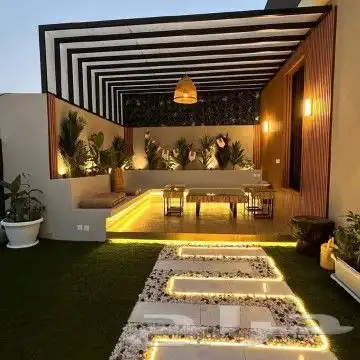 تنسيق حدائق شلالات نوفير مظلات جلسات شتويه 7