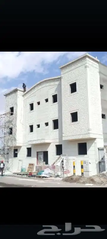 هذ من اشغلنا ديكورات خارجيه والياسه ملونه باللااسمنت الابيض 4