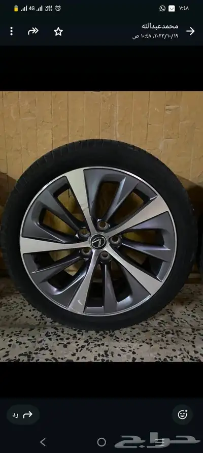 جنوط لكزس اصلي وكاله Ls500وبرضه يركب على لكزس 460 1