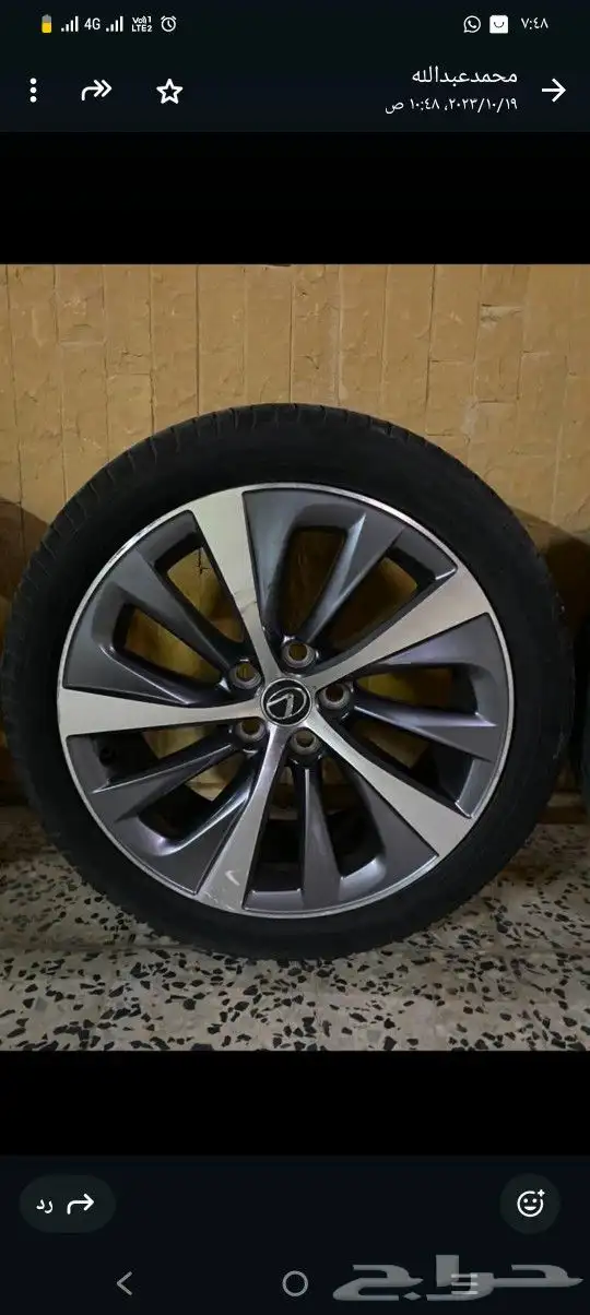 جنوط لكزس اصلي وكاله Ls500وبرضه يركب على لكزس 460 1