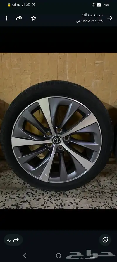جنوط لكزس اصلي وكاله Ls500وبرضه يركب على لكزس 460 0