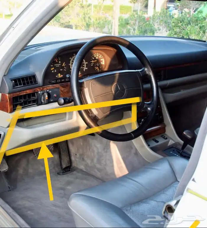 للبيع سفقة مرسيدس w126 امريكي 0