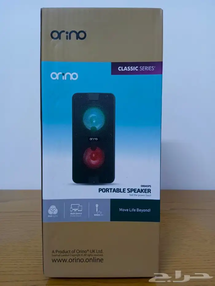 سماعة بلوتوث Orino جديدة وملحقاتها للبيع 0