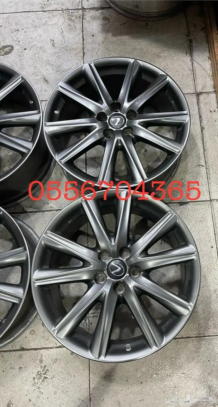 جنوط لكزس GS 350 مقاس 19 اصلي وكالة موديل 2015 4
