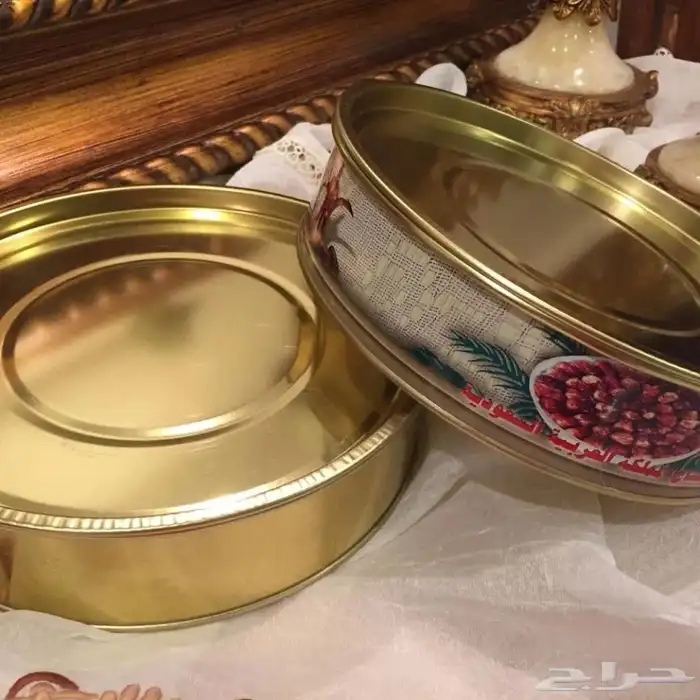 علب معدنية دائرية 1 و 2 كيلو 3