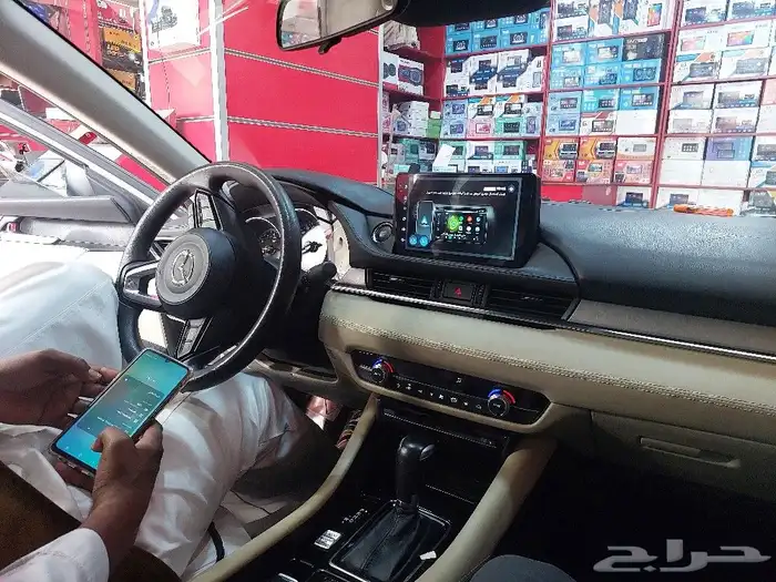 شاشه مازدا 6 موديل 2020 بنضام الأندرويد وخاصيه الكار بلي 0