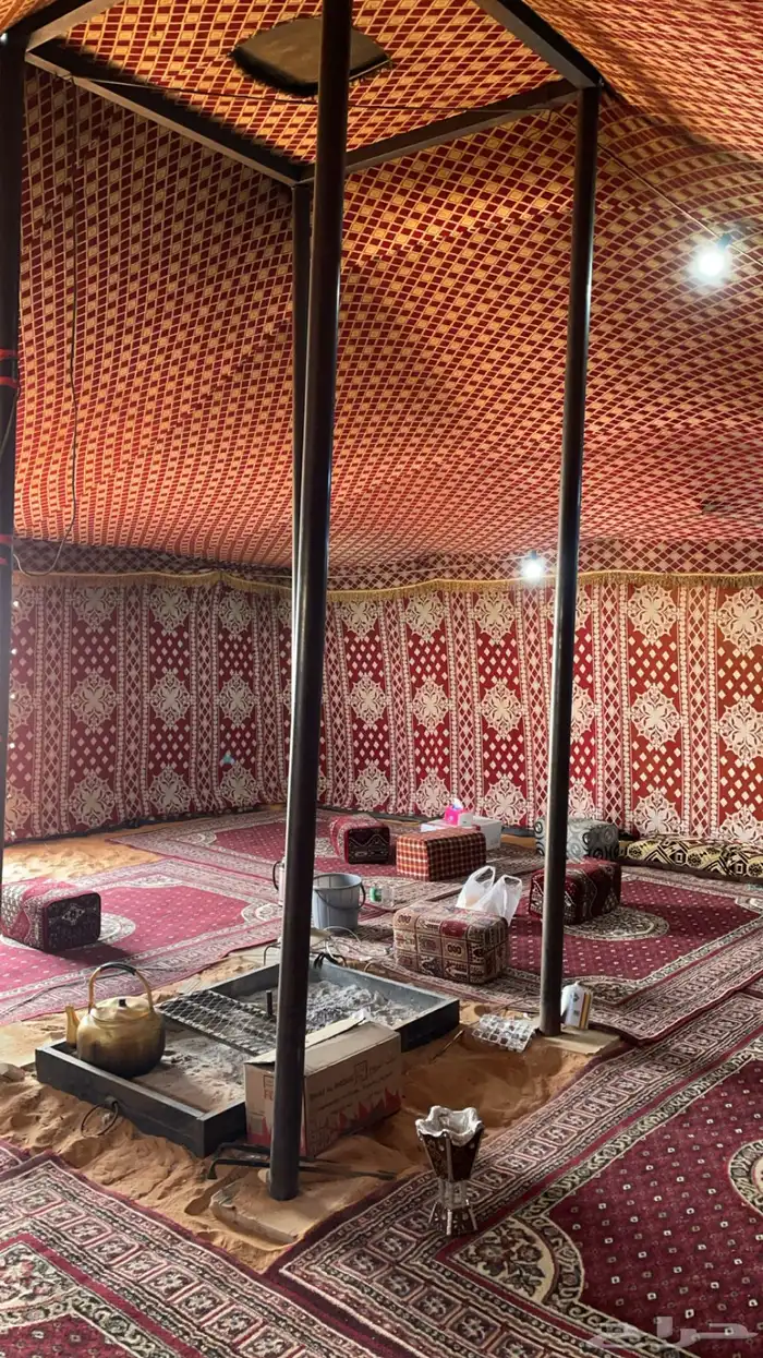 بيت شعر 7في7 مبطن كامل وعليه تيزاني من برا كامل 3