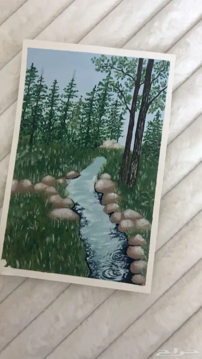 رسم مناظر طبيعيه 0