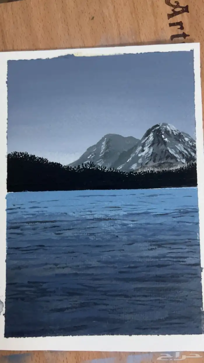 رسم مناظر طبيعيه 5