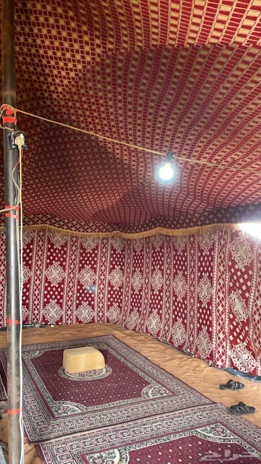 بيت شعر 7في7 مبطن كامل وعليه تيزاني من برا كامل 4
