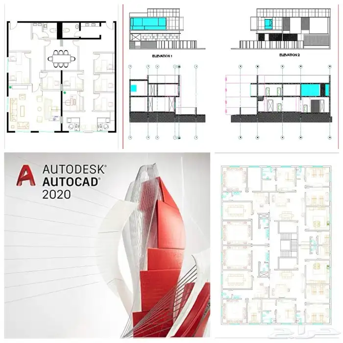 رسم مخططات AutoCAD 22
