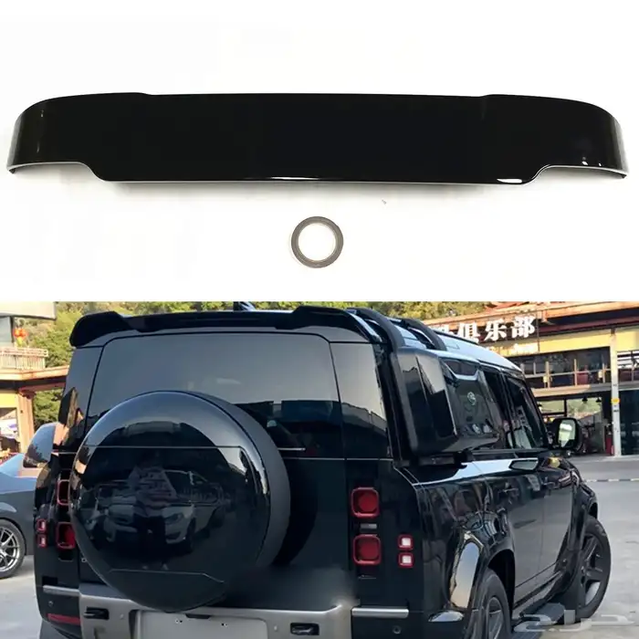 جناح ديفندر نسافات بشعار لاندروفر كشافات LED رفارف اسود 25