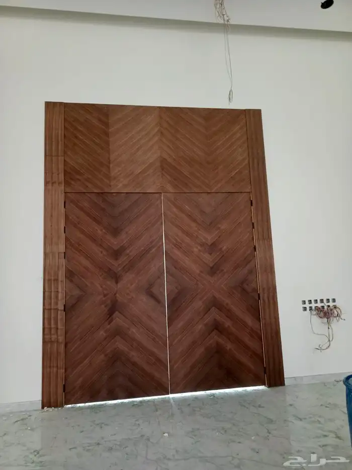 ابواب خشب بيبان خشب باب خشب 1