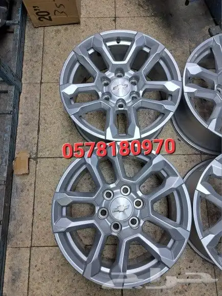 جنوط سلفرادوLTموديل 2023مقاس 18اصليه وكاله 4