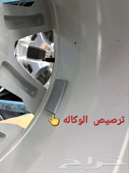 جنوط سلفرادوLTموديل 2023مقاس 18اصليه وكاله 9