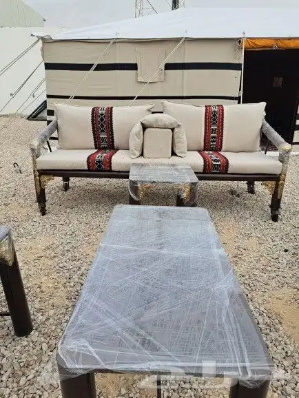 كراسي الحديد الخارجيه كفرات وبدون الكفرات 1