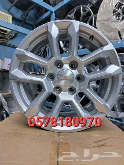 جنوط سلفرادوLTموديل 2023مقاس 18اصليه وكاله 0