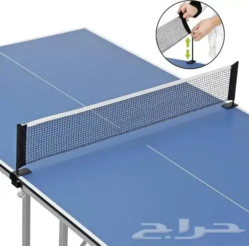 شبك ومضرب تنس الطاولة مع القواعد 2